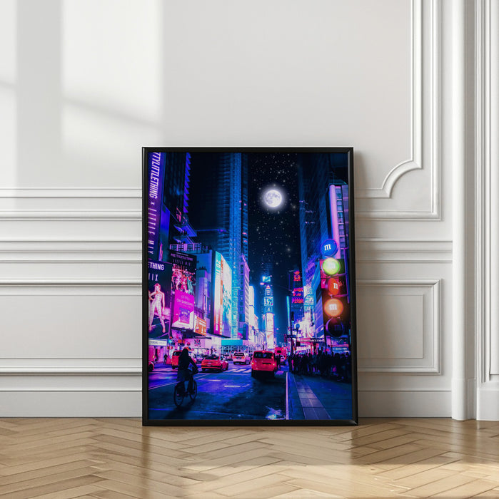 Moon City Framed Art Wall Decor