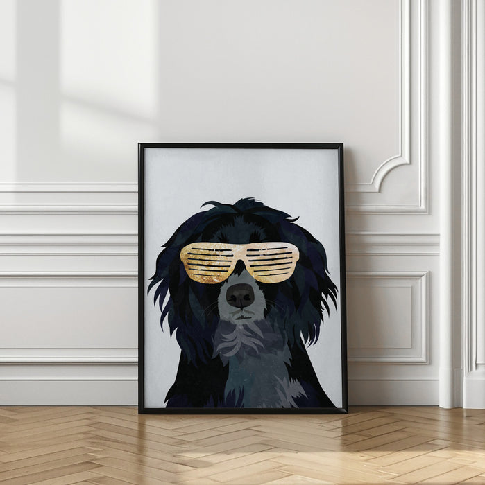 Hiphop Cockerspaniel Framed Art Wall Decor