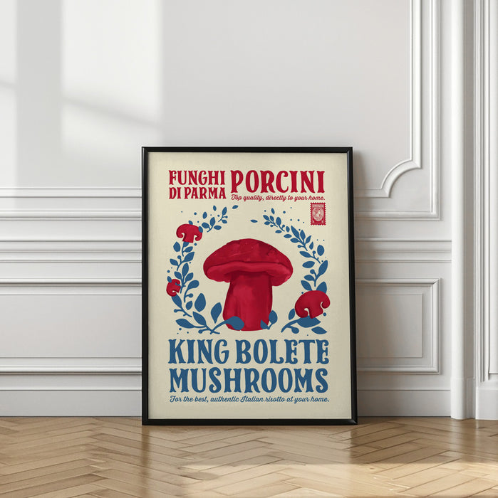 Porcini kitchen print Framed Art Wall Decor