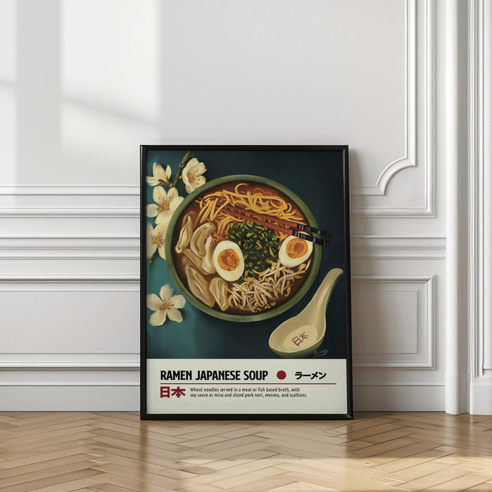 Ramen Framed Art Wall Decor