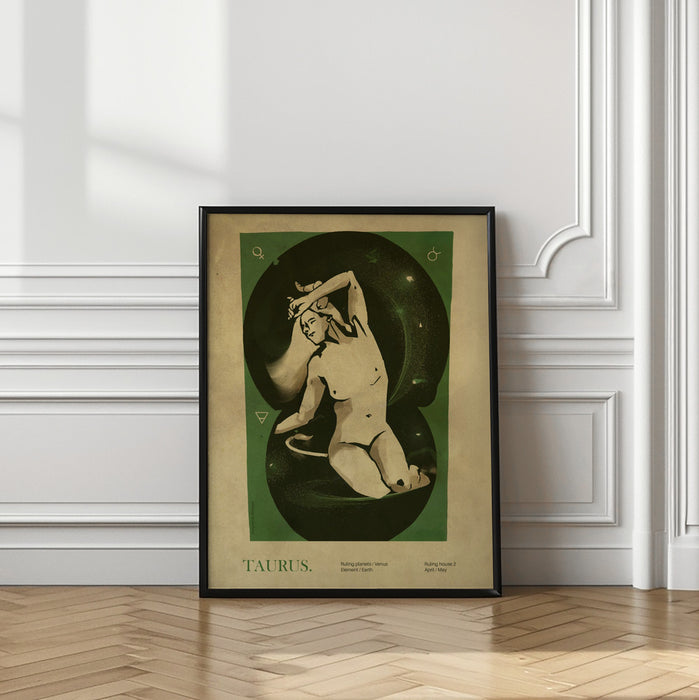 Taurus print Framed Art Wall Decor