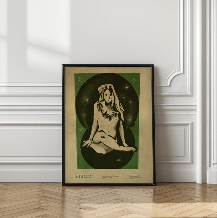 Virgo print Framed Art Modern Wall Decor