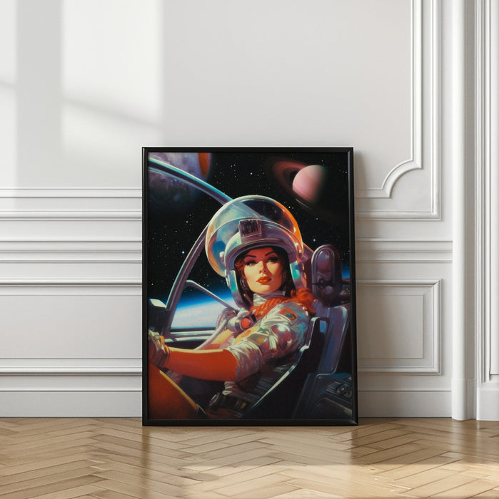 Next Stop Mars Framed Art Wall Decor