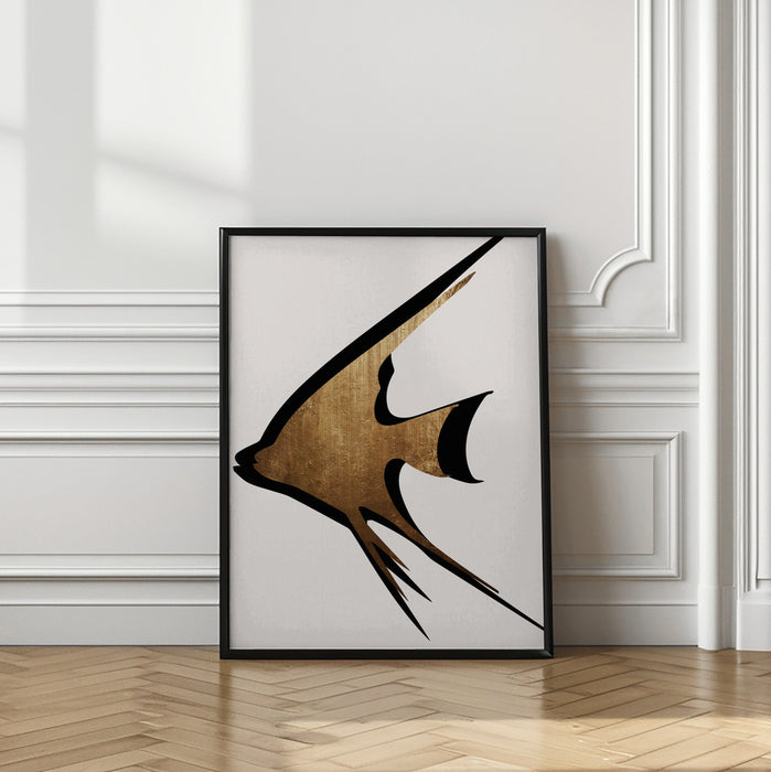 Gold Fish Framed Art Wall Decor