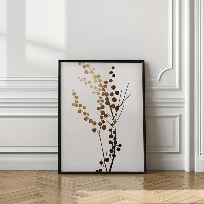 Golden Brench  1 Framed Art Modern Wall Decor