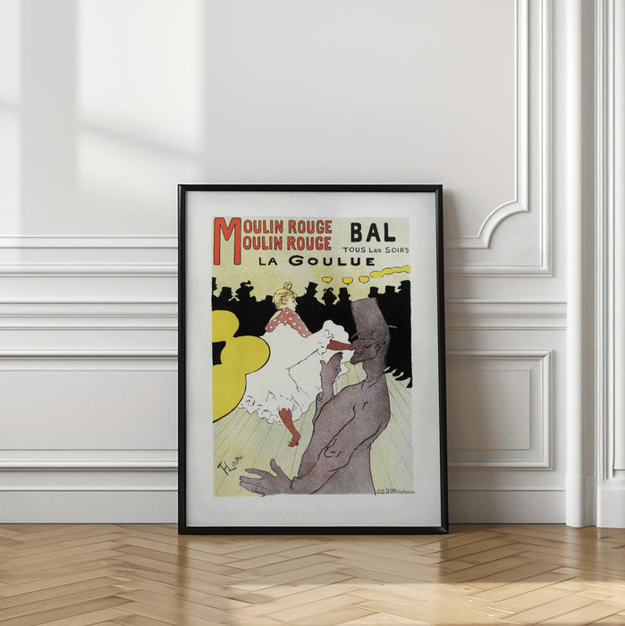 Affiche Pour Le Moulin Rouge la Goulue (1898 Framed Art Wall Decor