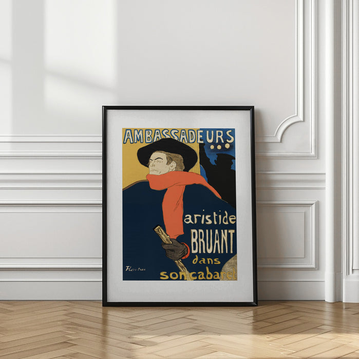 Ambassadeurs Aristide Bruant Dans Son Cabaret (1892) Framed Art Wall Decor