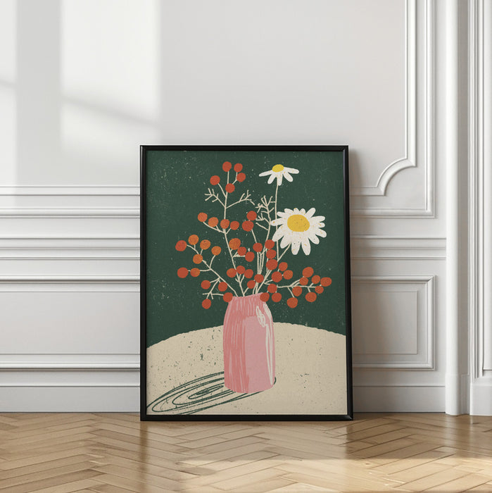 Winter Bouquet Framed Art Wall Decor