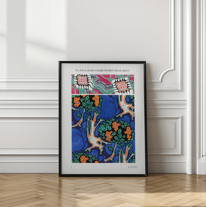 Pattern 02 Framed Art Wall Decor