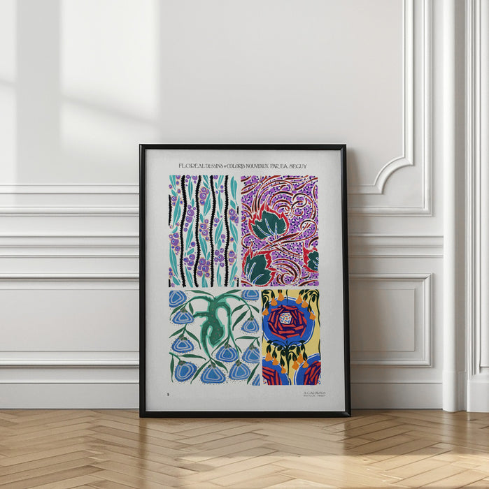 Pattern 09 Framed Art Modern Wall Decor