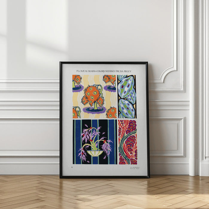 Pattern 08 Framed Art Modern Wall Decor