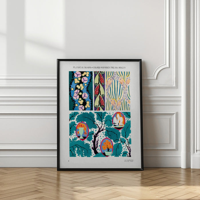 Pattern 04 Framed Art Modern Wall Decor