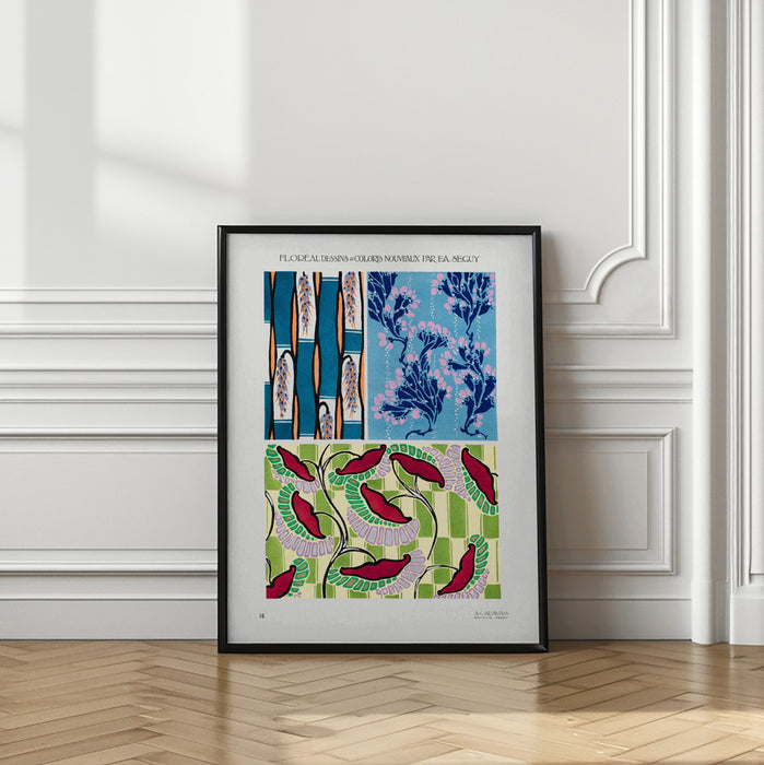 Pattern 016 Framed Art Wall Decor