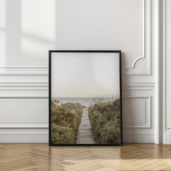 Boardwalk Framed Art Modern Wall Decor