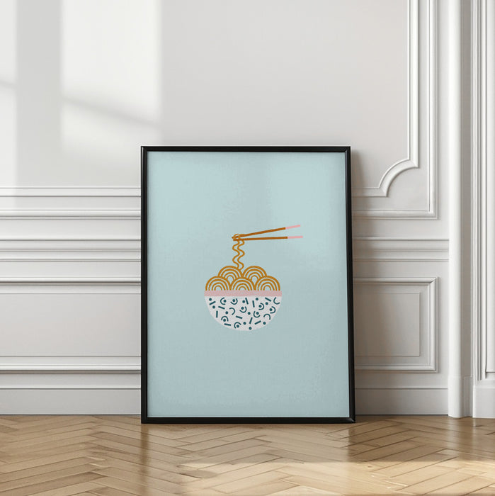 Ramen Framed Art Wall Decor