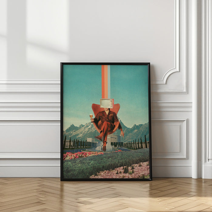 Enemy Framed Art Modern Wall Decor