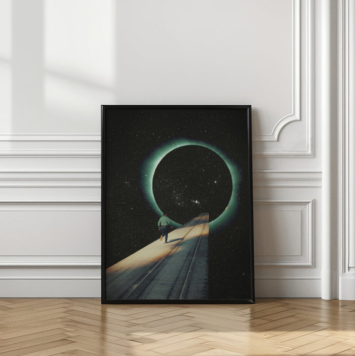 Escaping Into the Void Framed Art Wall Decor