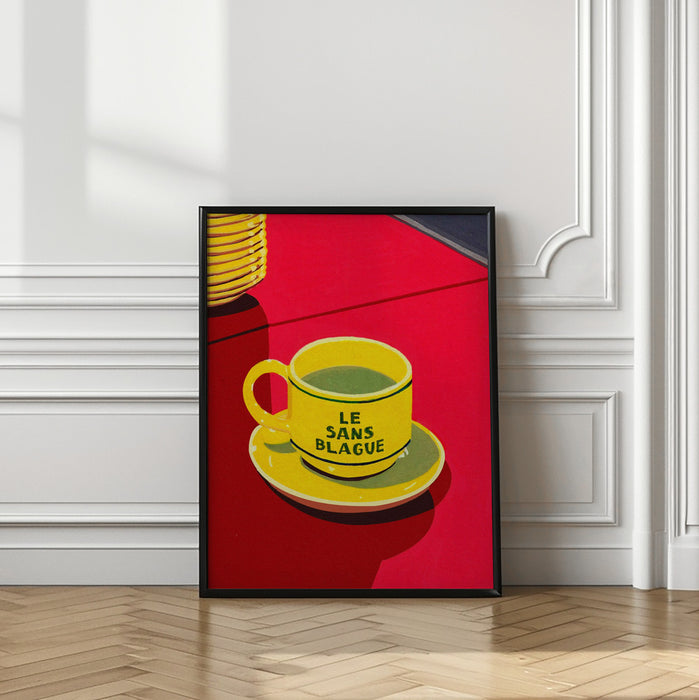 Le Sans Blague Framed Art Modern Wall Decor