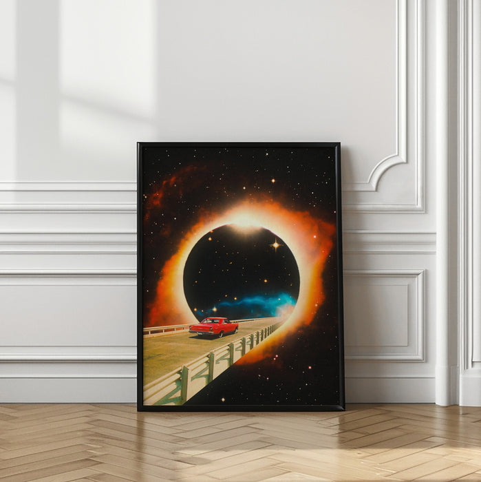 A Space Journey Begins Framed Art Modern Wall Decor