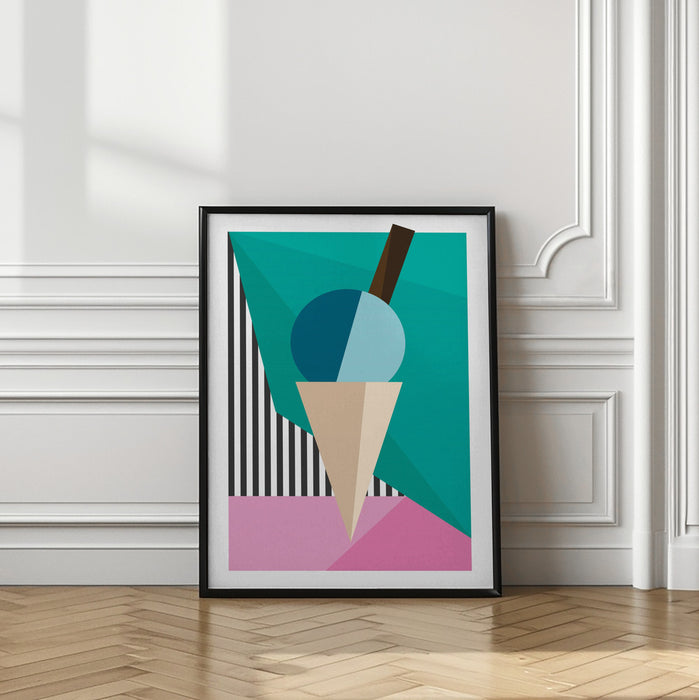 Ice Cream Framed Art Wall Decor