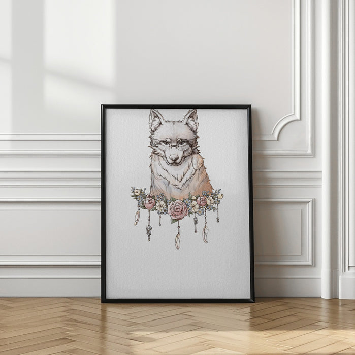 Wolf Art Framed Art Wall Decor