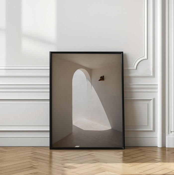 Arch Shadows Framed Art Modern Wall Decor