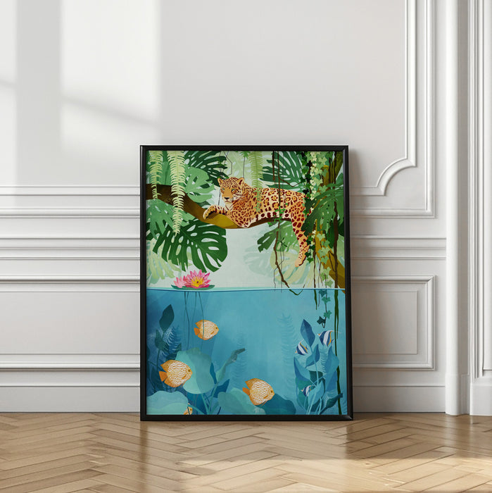 Welcome To the Jungle Framed Art Wall Decor