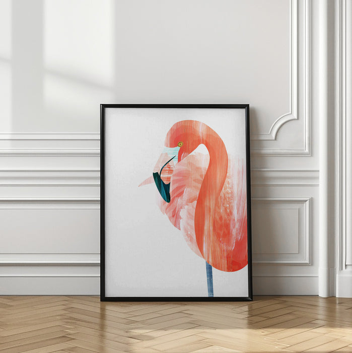 Pink Lady Framed Art Wall Decor