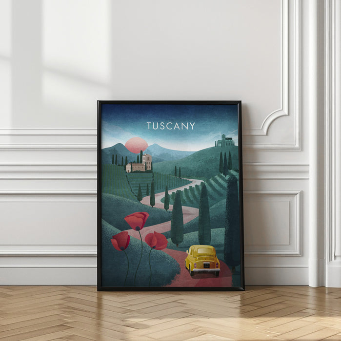 Tuscanytext Framed Art Modern Wall Decor