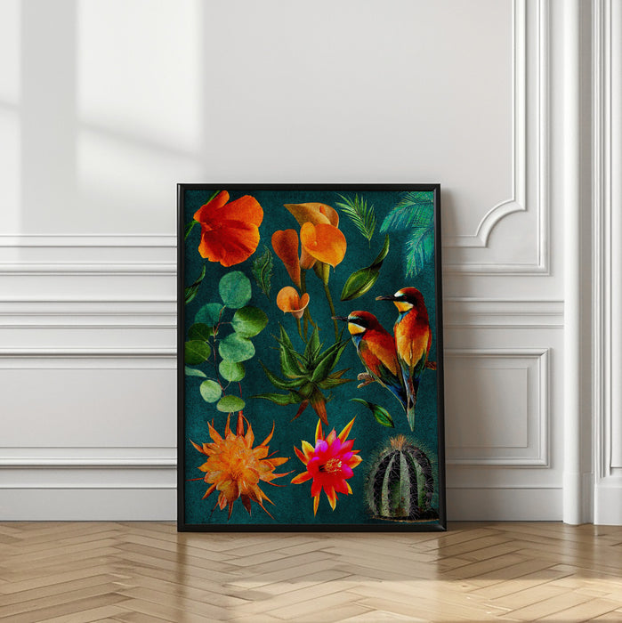 Cactus Collage.png Framed Art Wall Decor