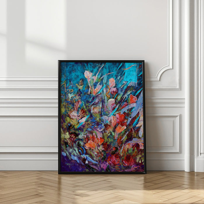 Efflorescence Framed Art Wall Decor