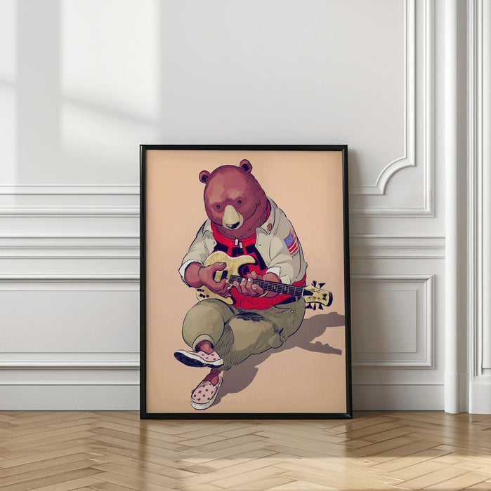 Technical Bear Framed Art Wall Decor