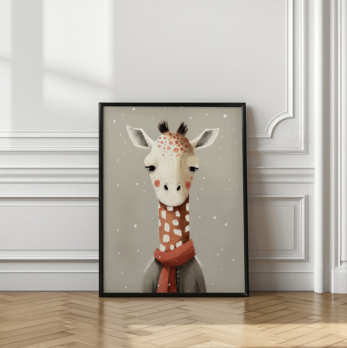 Giraffe 1 Framed Art Modern Wall Decor