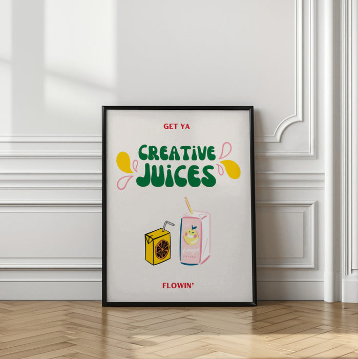 Creative Juices Print Framed Art Wall Decor