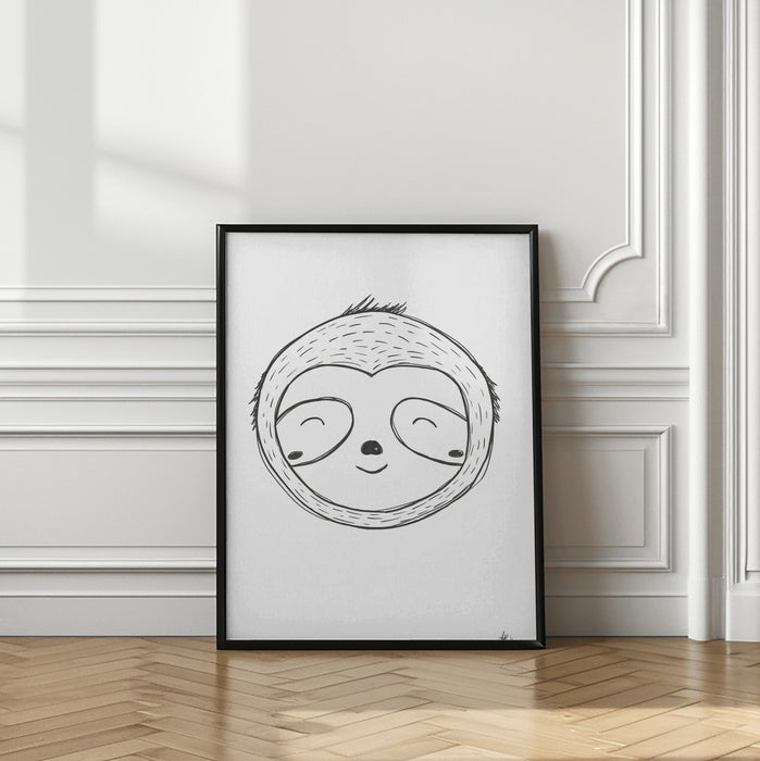 Sloth Framed Art Wall Decor