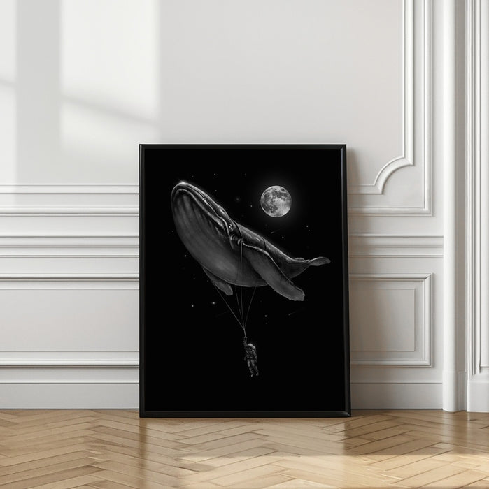 Hitching a Ride Framed Art Modern Wall Decor