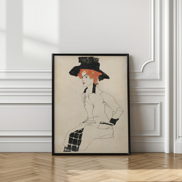 Portrait of a Woman 1910 Framed Art Wall Decor