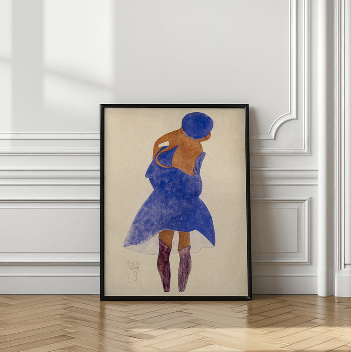 Standing Girl, Back View 1908 Framed Art Modern Wall Decor