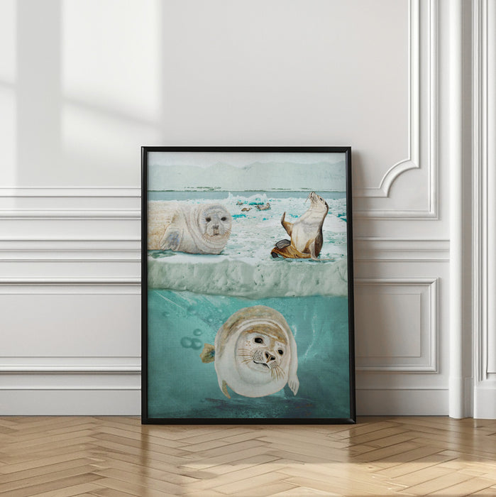 Arctic Expedition Framed Art Modern Wall Decor