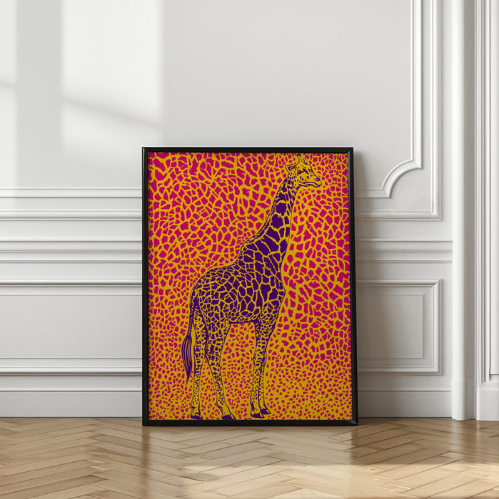 Giraffe Majestic Framed Art Wall Decor