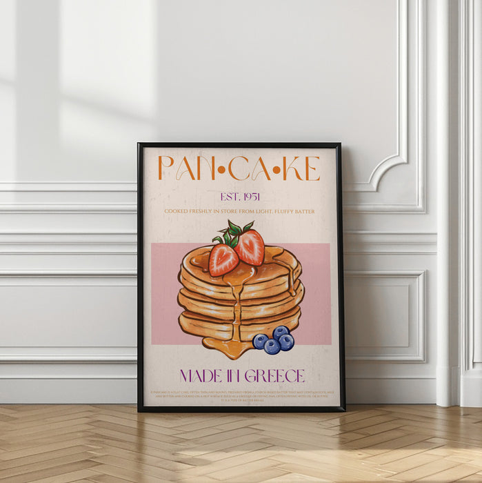 Pancake Framed Art Modern Wall Decor