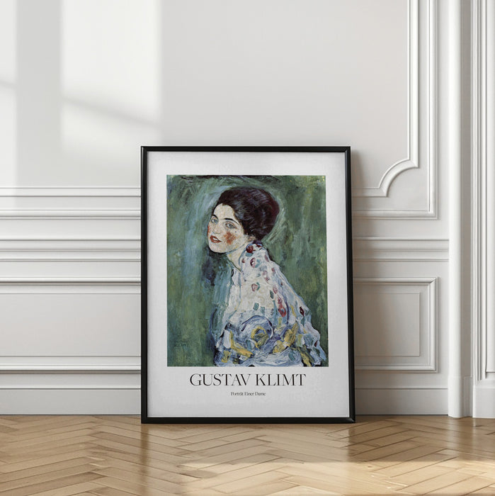 Porträt Einer Dame (1916–1917) Poster Framed Art Wall Decor