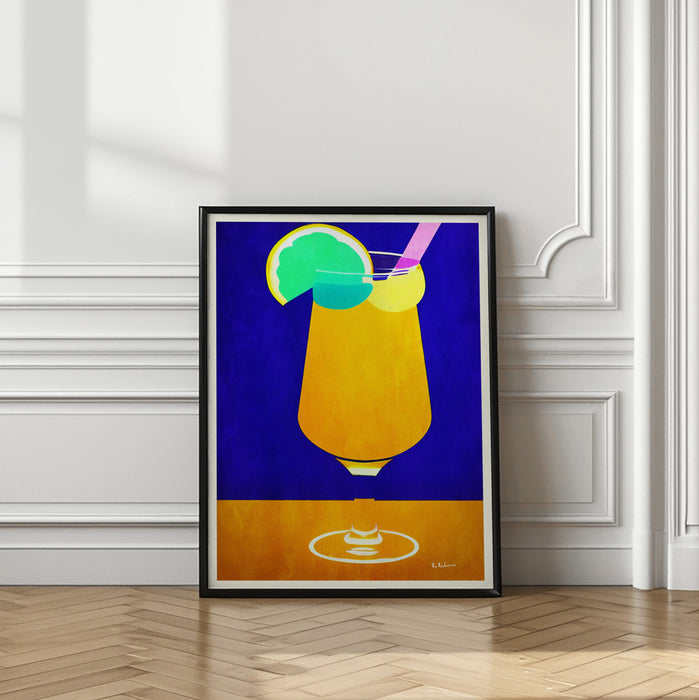 Pina Colada Framed Art Wall Decor