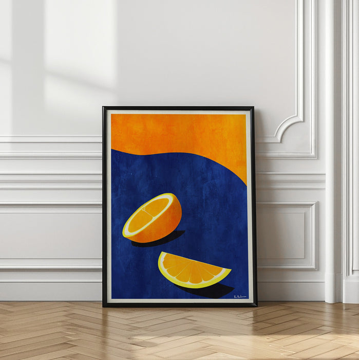 Petit Déjeuner, Deux Oranges Framed Art Wall Decor