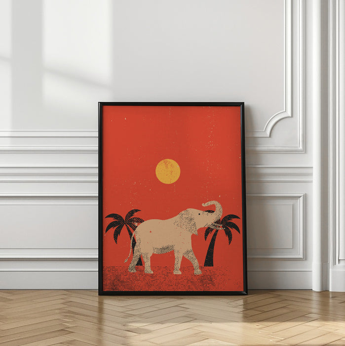 Elephant Framed Art Wall Decor