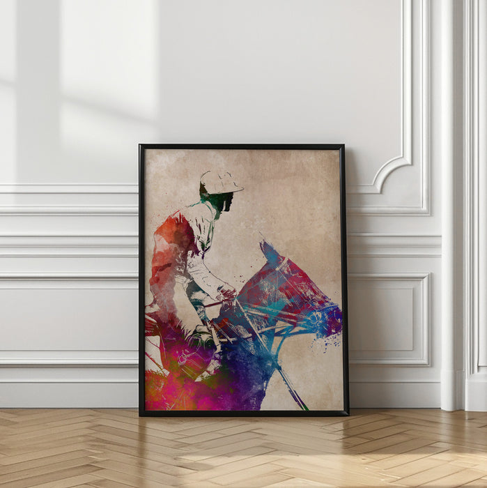 Horse Riding Sport Art (1) Framed Art Wall Decor