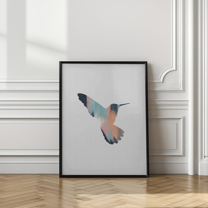 Pastel Hummingbird Ii Framed Art Wall Decor