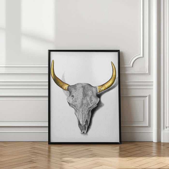 Skull Framed Art Wall Decor