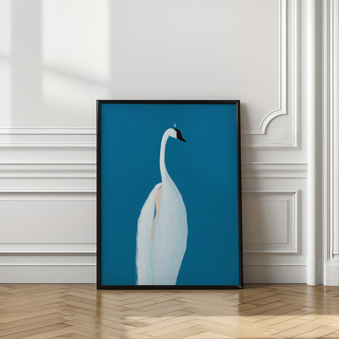 Swan Maybe Framed Art Wall Decor