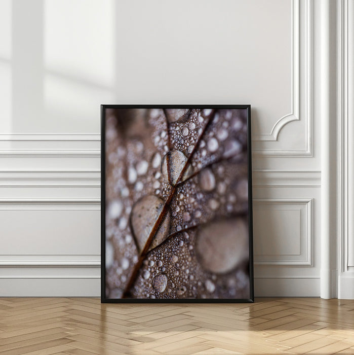 Autumn Rain Framed Art Modern Wall Decor